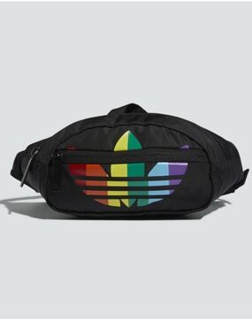 Adidas Pride National Waist Pack Bag Rainbow Black